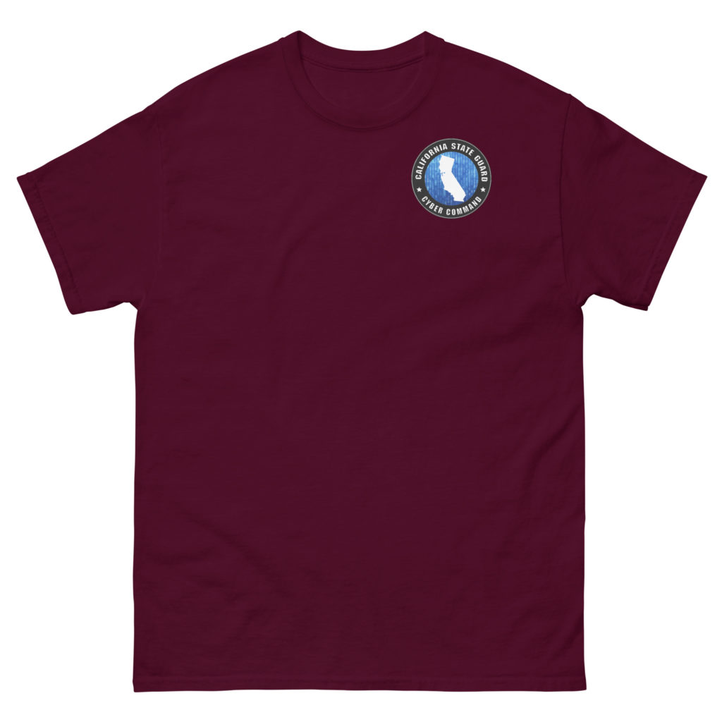 California State Guard Cyber Command Team T-Shirt - Image 2