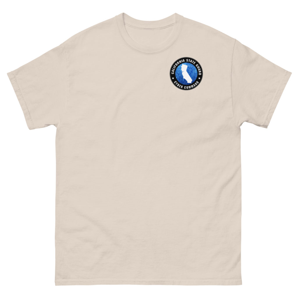 California State Guard Cyber Command Team T-Shirt - Image 8