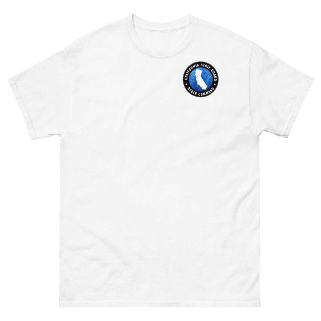 California State Guard Cyber Command Team T-Shirt - Image 10