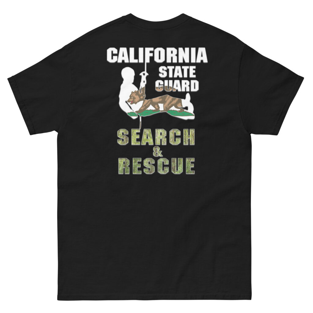 California State Guard Search & Rescue Rappel T-Shirt - Image 5