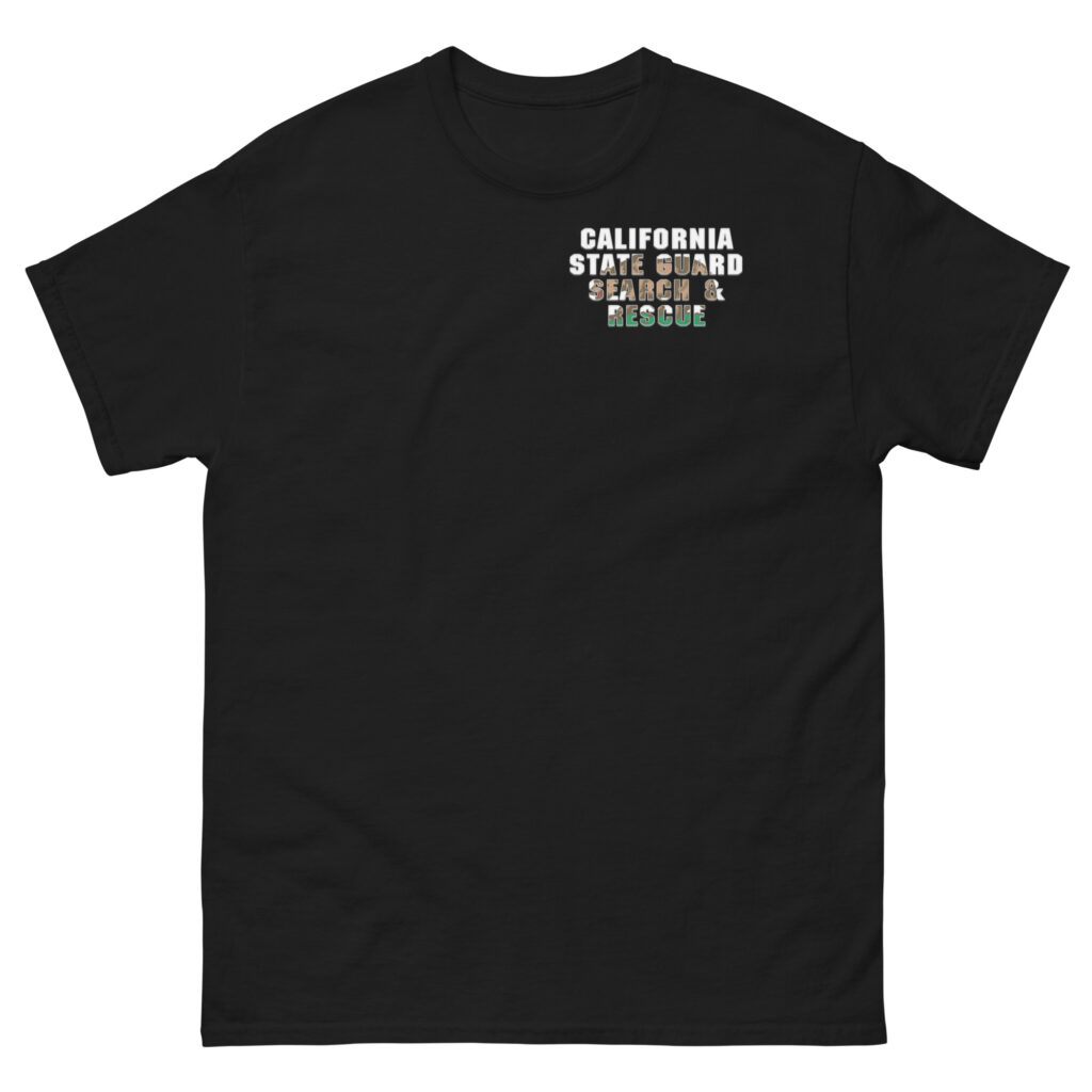California State Guard Search & Rescue Rappel T-Shirt - Image 6
