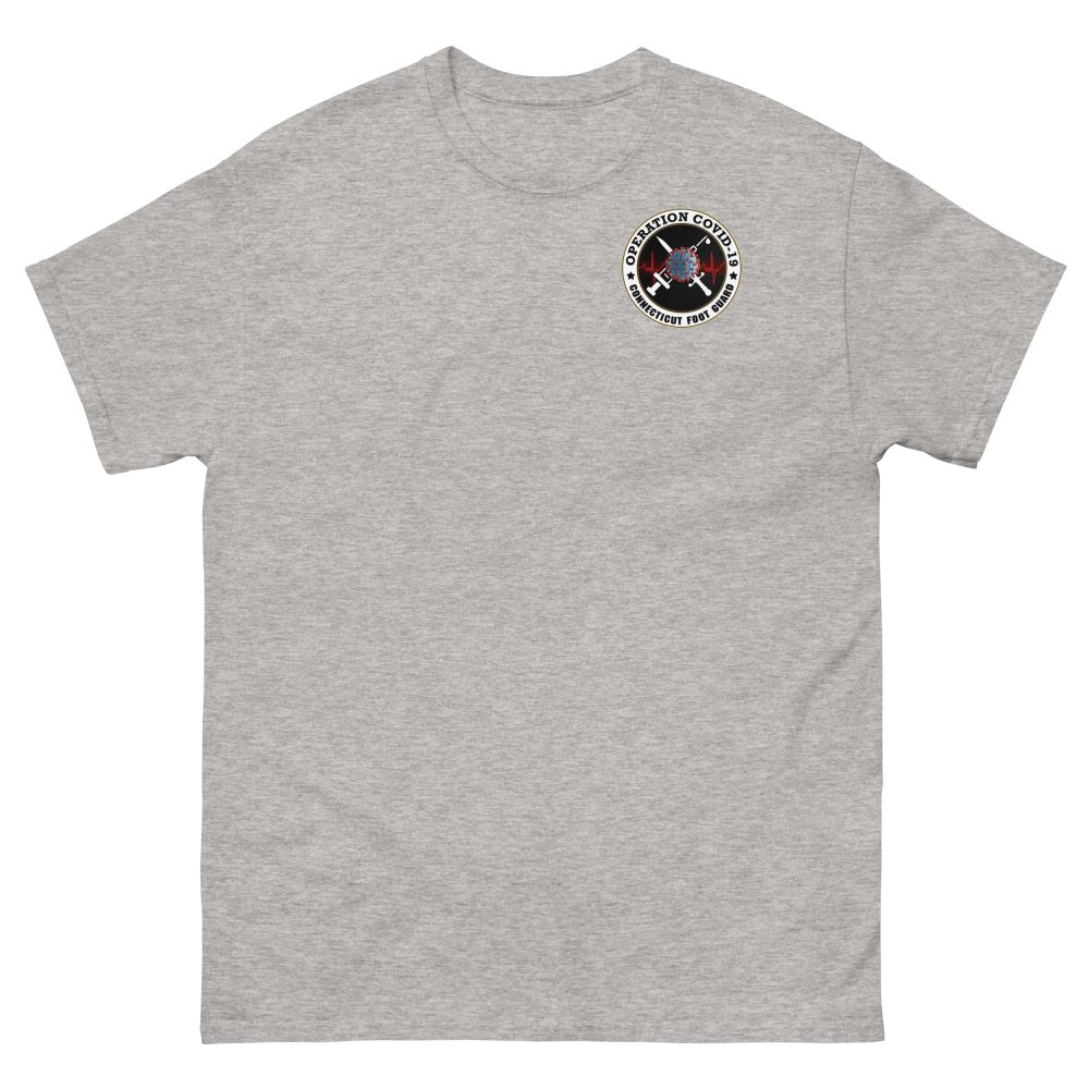 Connecticut Foot Guard Operation Covid-19 T-Shirt - Image 4