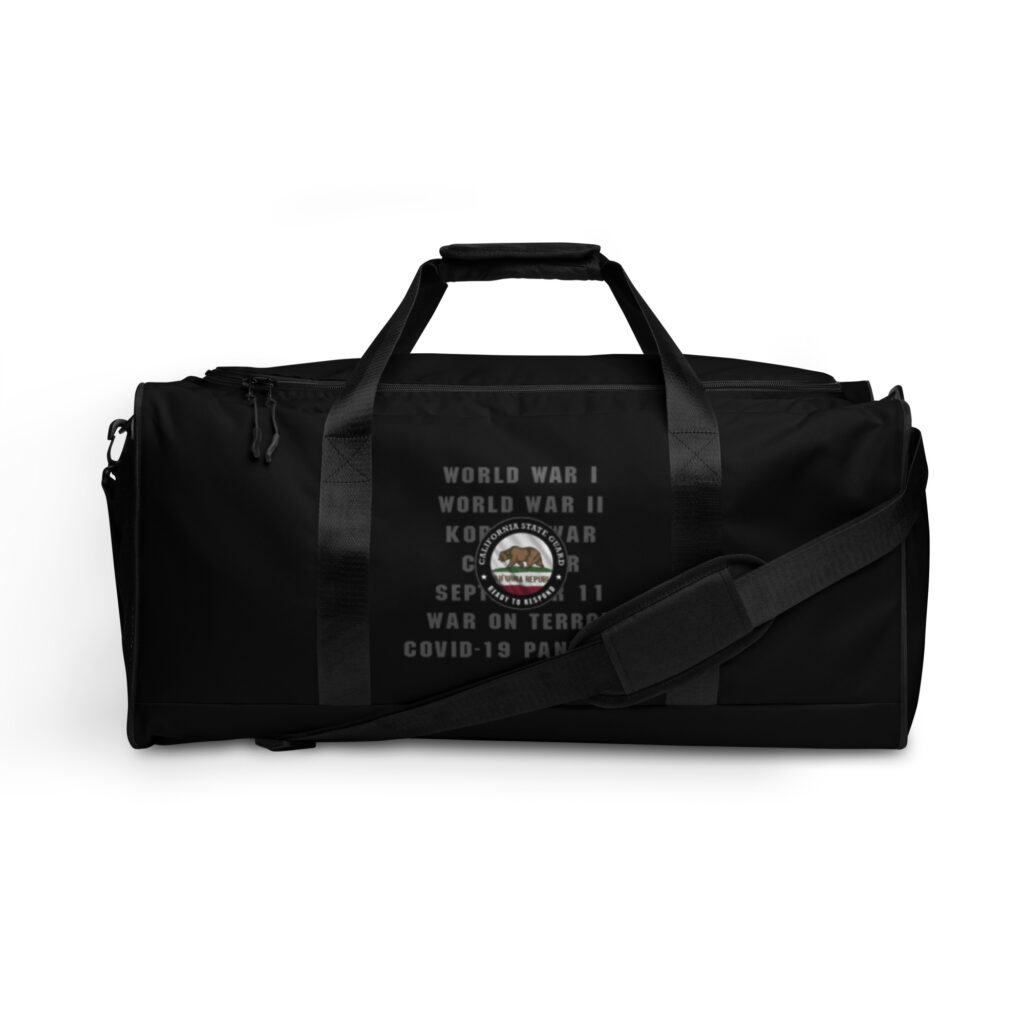 California State Guard 'Proudly Served' Duffle Bag - Image 2