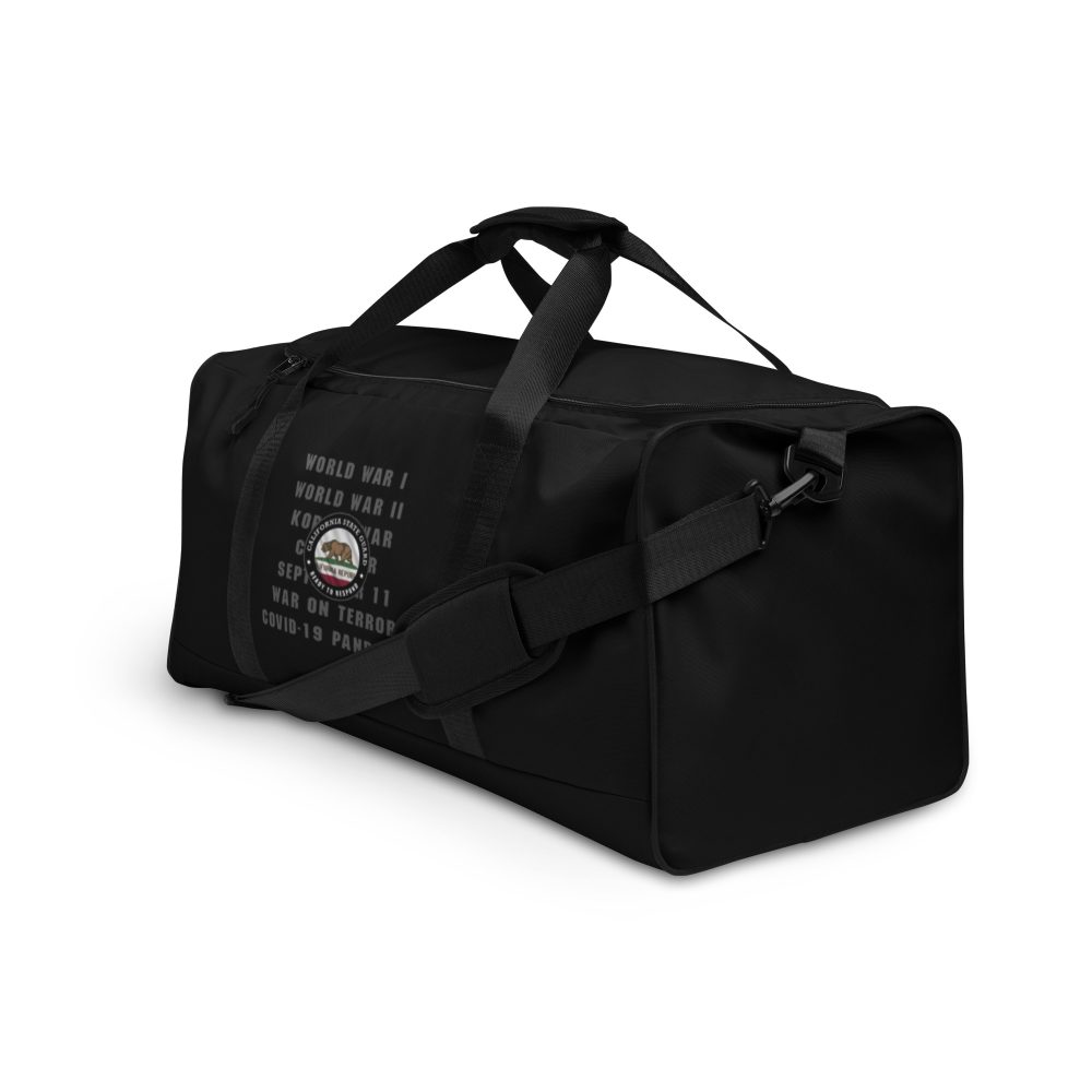 California State Guard 'Proudly Served' Duffle Bag - Image 4