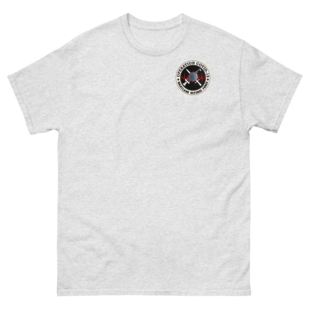 Maryland Defense Force Operation Covid-19 T-Shirt - Image 7