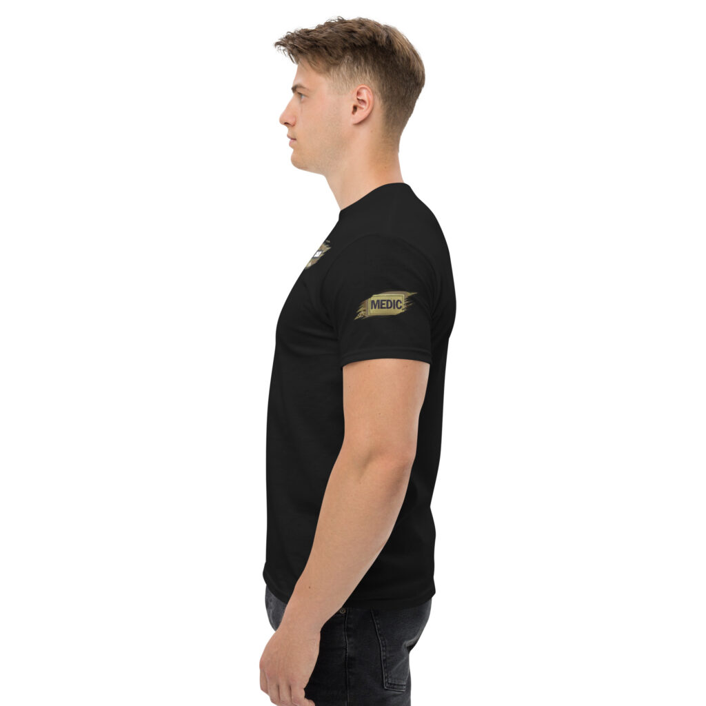 Representing The New York Guard Medic & State Flag Patch T-Shirt - Image 7