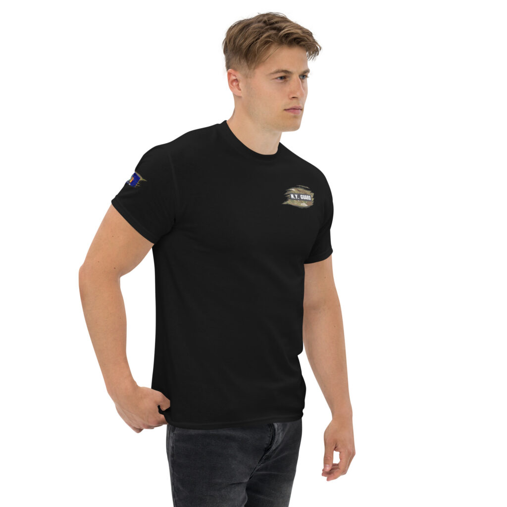 Representing The New York Guard Medic & State Flag Patch T-Shirt - Image 10