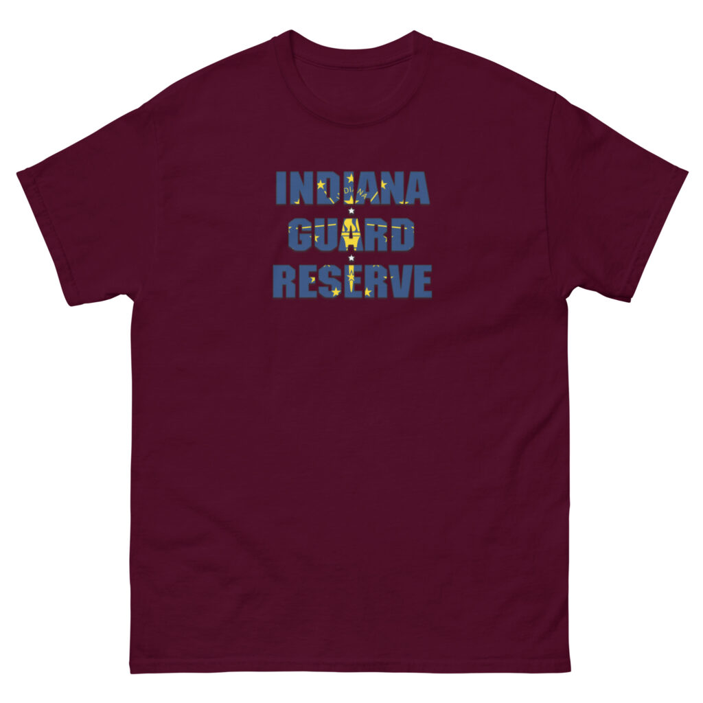 Indiana Guard Reserve Flag T-Shirt - Image 4