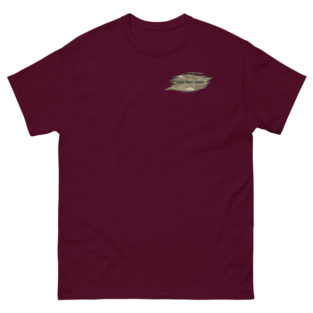 Representing The Texas State Guard NameTape T-Shirt - Image 2