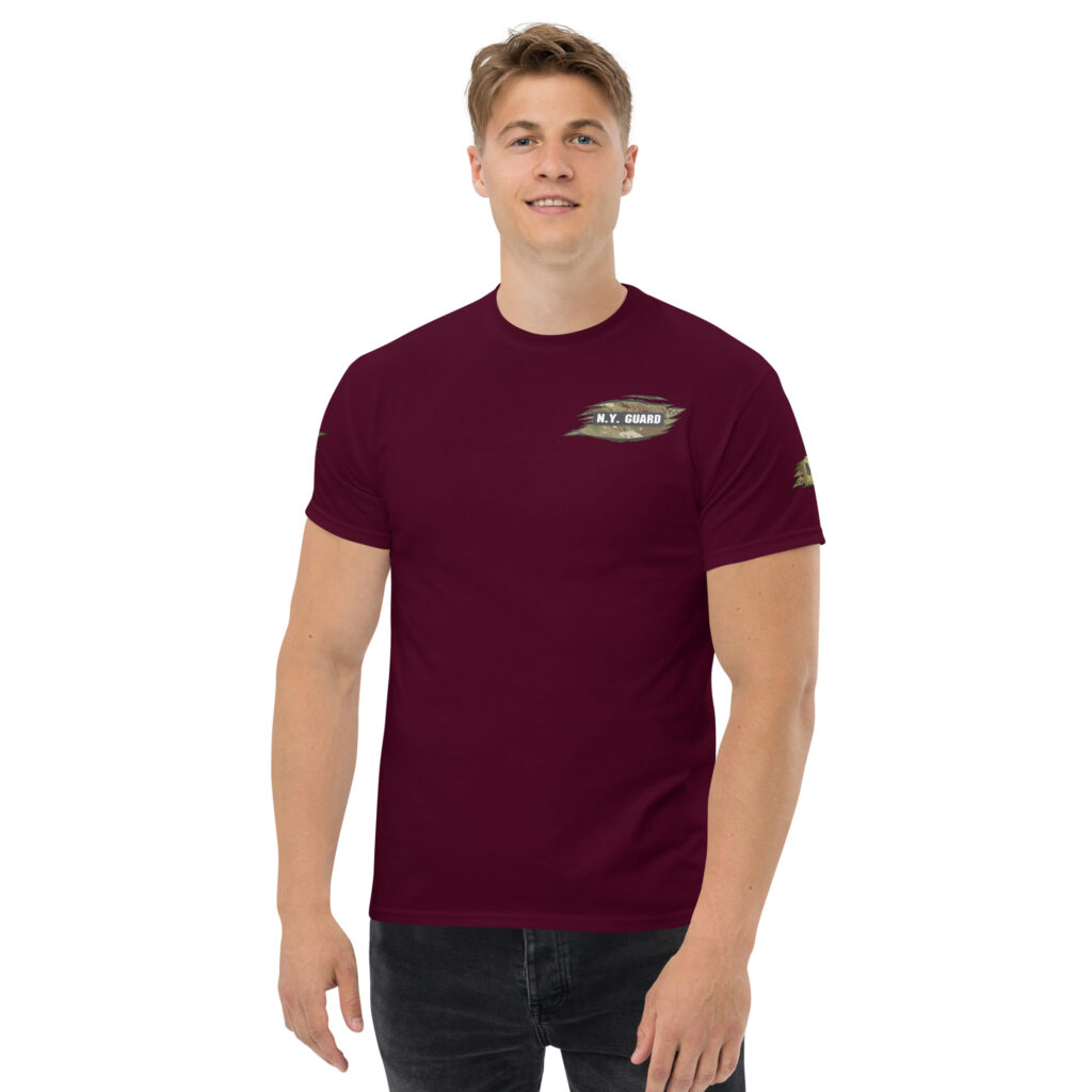 Representing The New York Guard Medic & State Flag Patch T-Shirt - Image 2