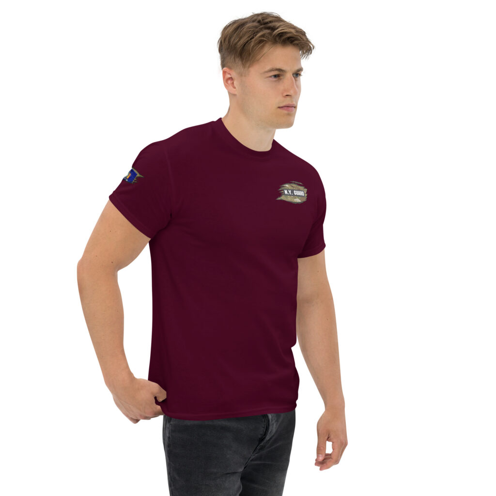 Representing The New York Guard Medic & State Flag Patch T-Shirt - Image 6