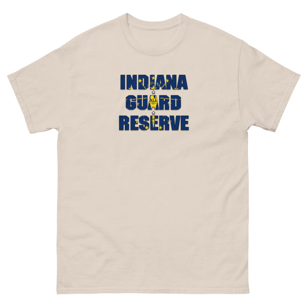Indiana Guard Reserve Flag T-Shirt - Image 7