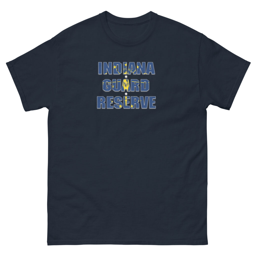 Indiana Guard Reserve Flag T-Shirt - Image 2