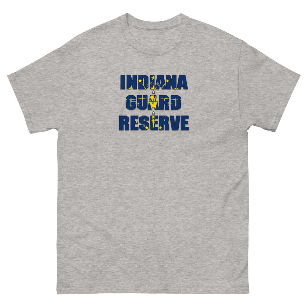 Indiana Guard Reserve Flag T-Shirt - Image 3