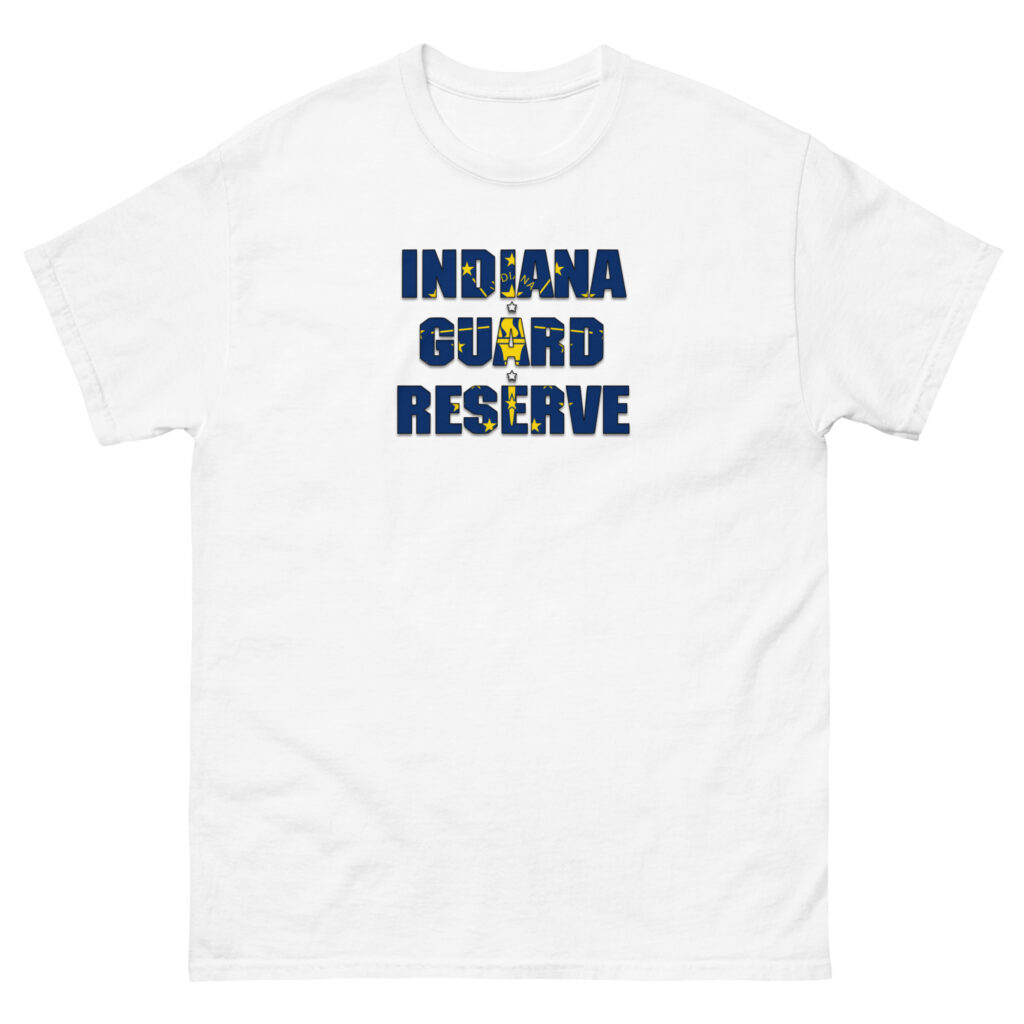 Indiana Guard Reserve Flag T-Shirt - Image 9