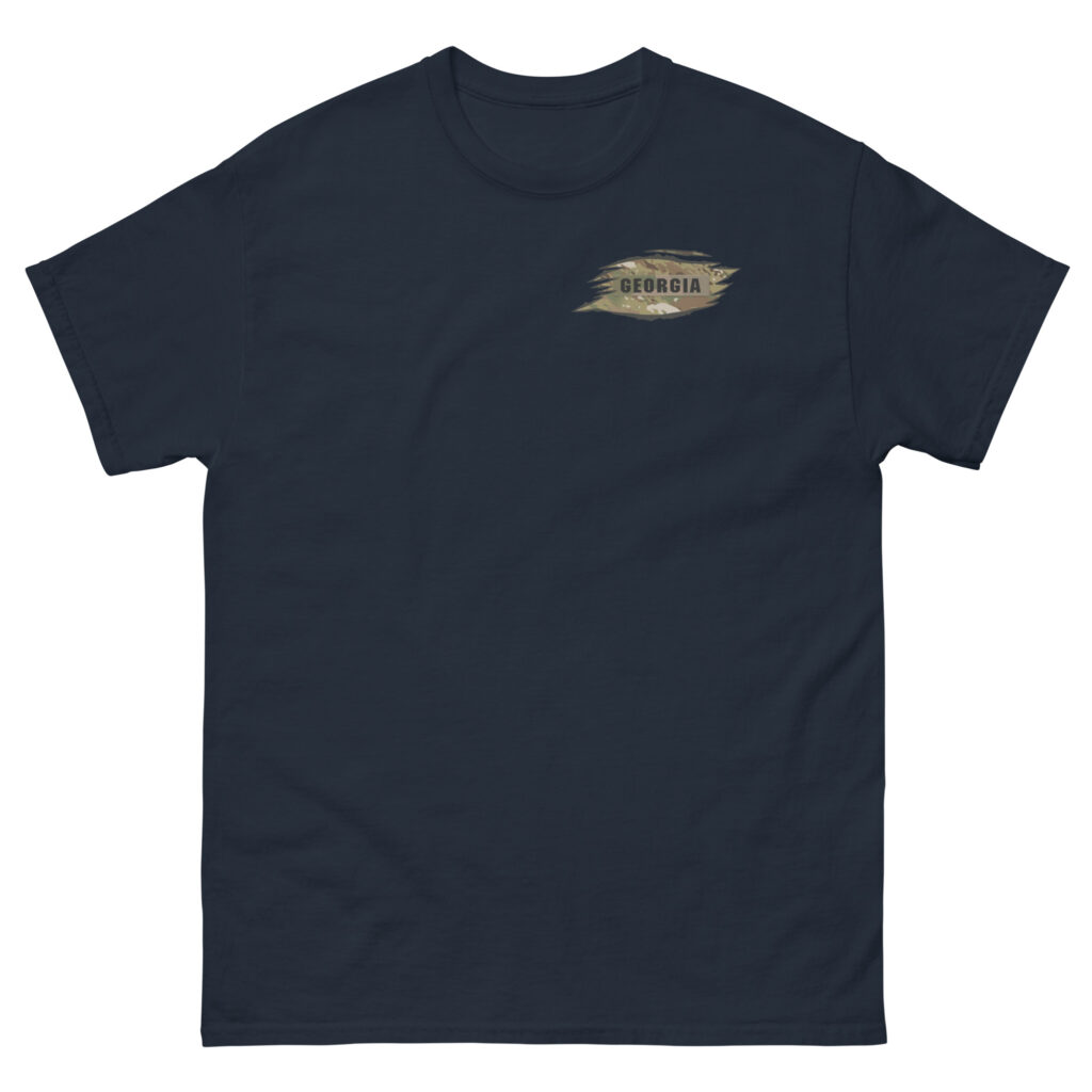 Representing The Georgia State Defense Force NameTape T-Shirt - Image 3