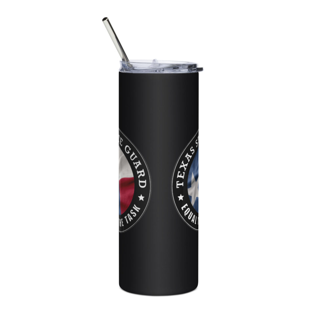 Texas State Guard Stainless steel tumbler - Image 2