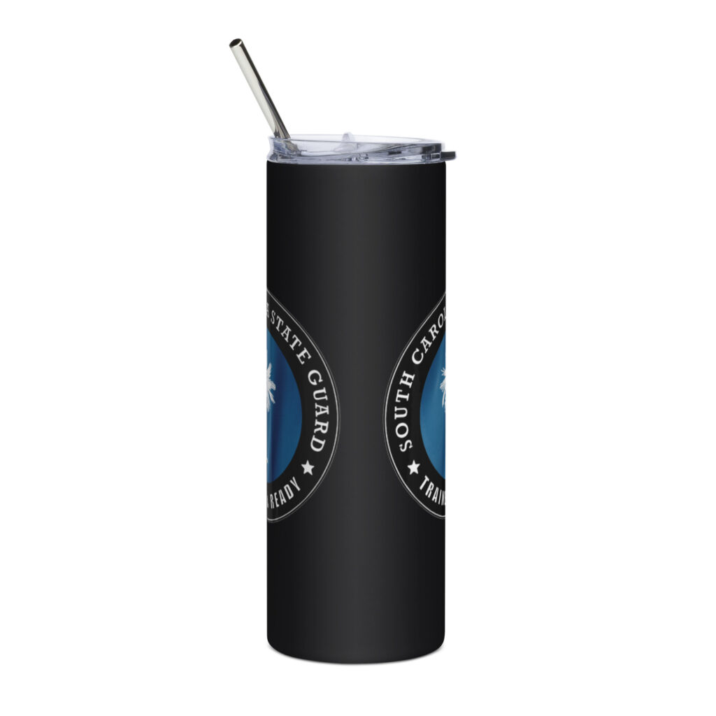 South Carolina State Guard Stainless steel tumbler - Image 2