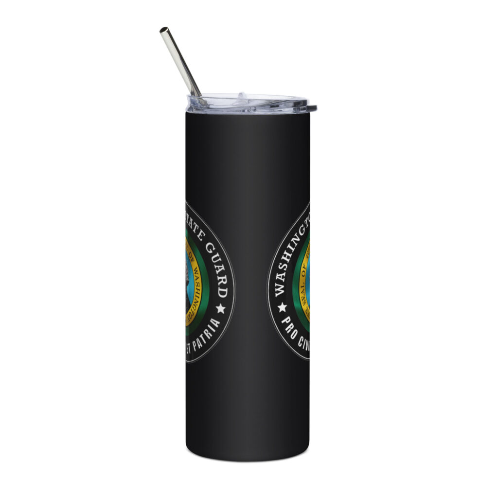 Washington State Guard Stainless steel tumbler - Image 2