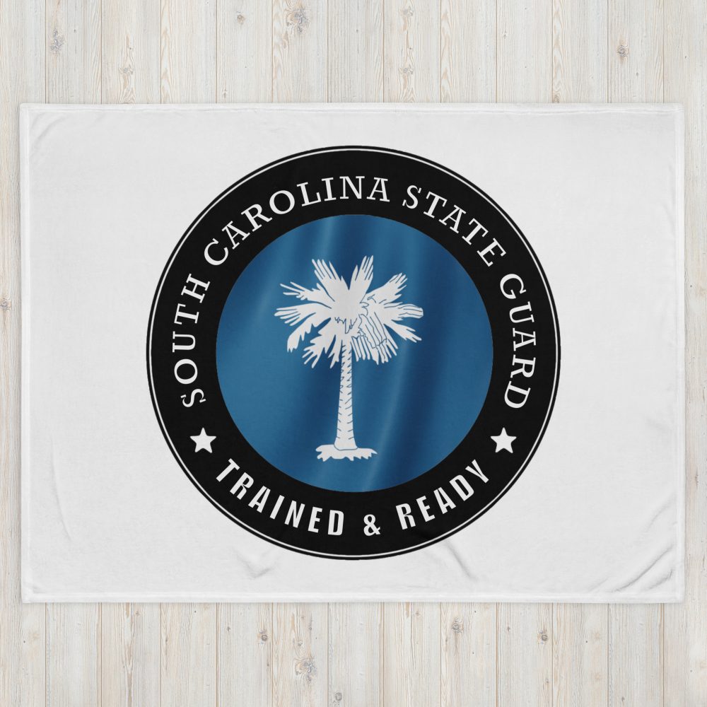 South Carolina State Guard Throw Blanket