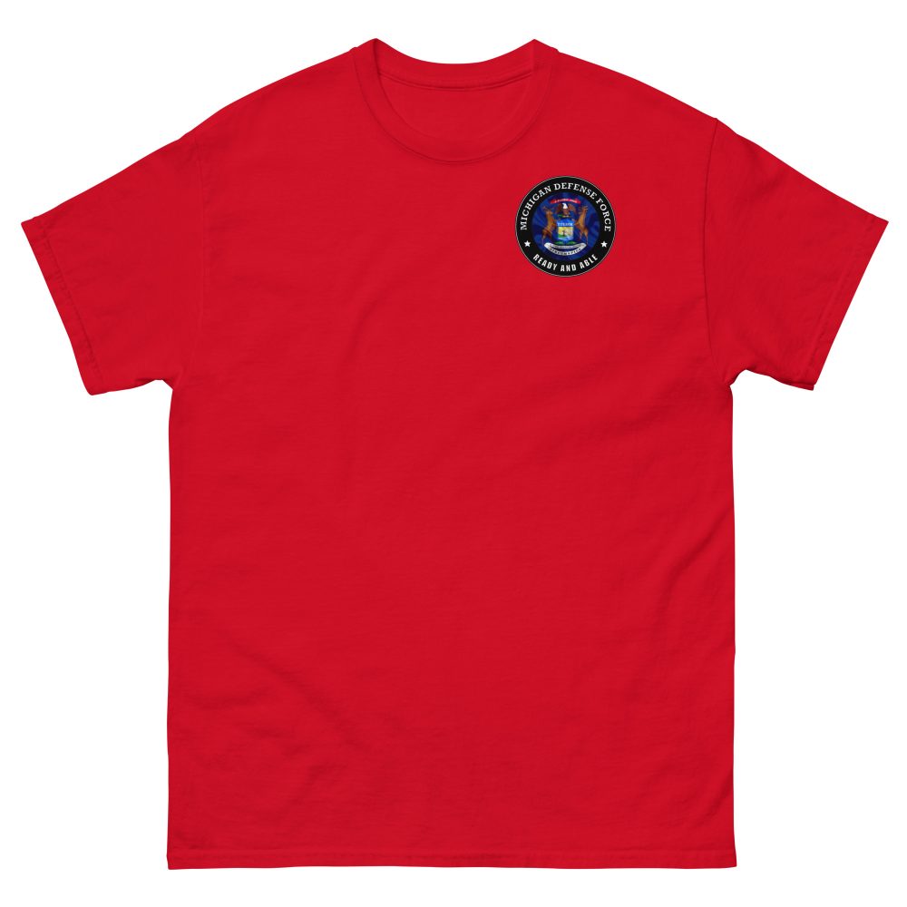 Michigan Defense Force 'Ready and Able' T-Shirt - Image 3