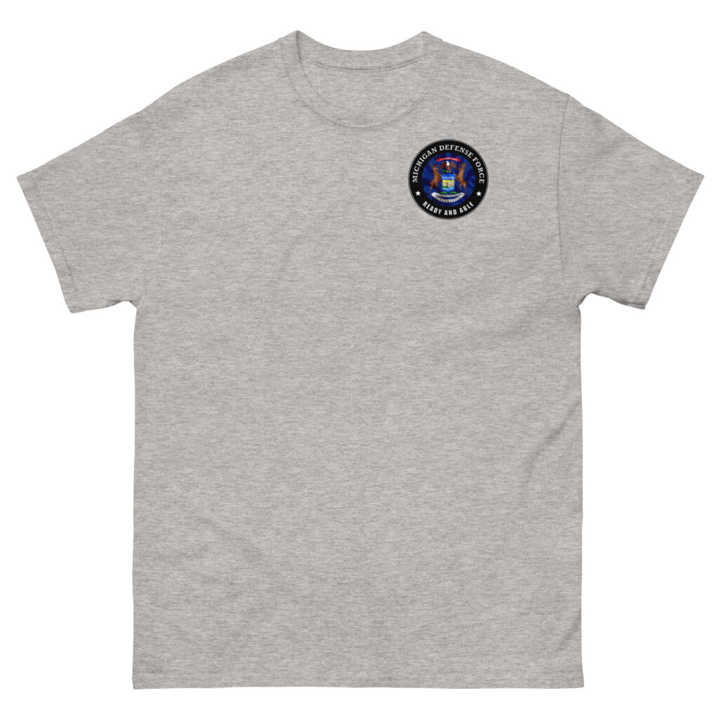 Michigan Defense Force 'Ready and Able' T-Shirt - Image 4