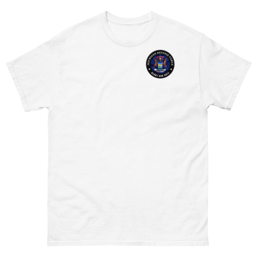 Michigan Defense Force 'Ready and Able' T-Shirt - Image 6
