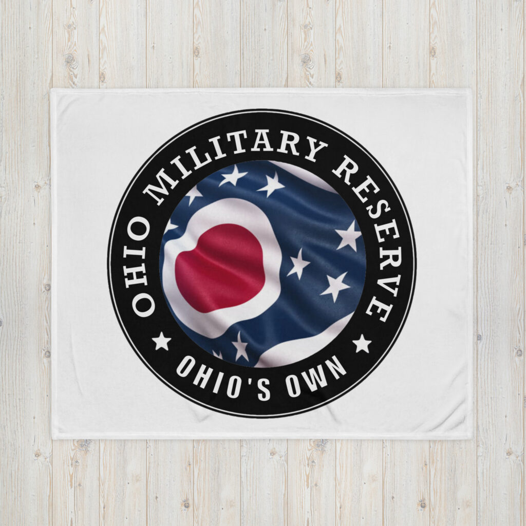Ohio Military Reserve 'Ohio's Own' Throw Blanket - Image 2