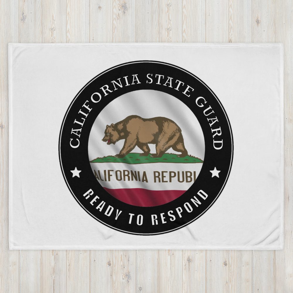 California State Guard 'Ready to Respond' Throw Blanket