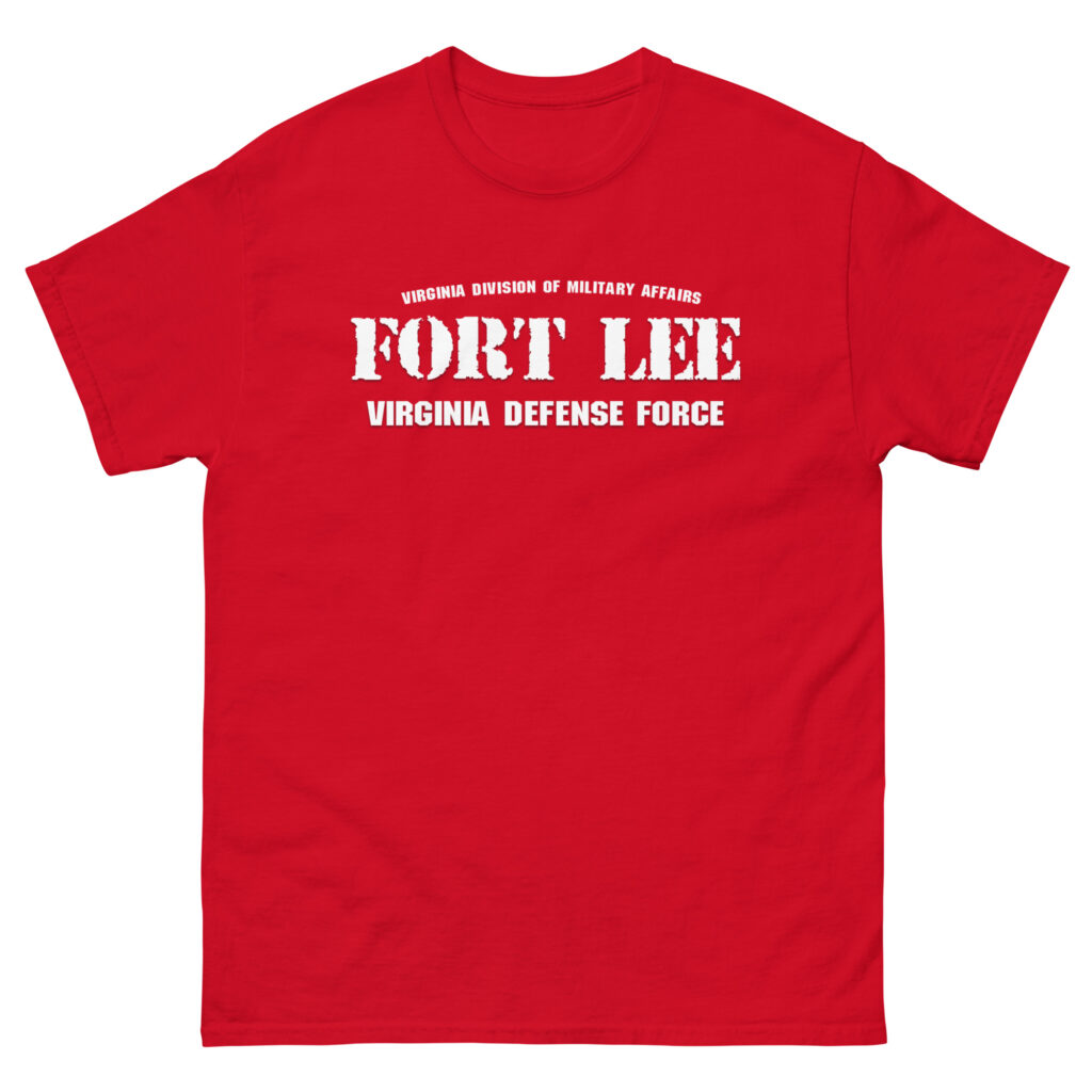 Virginia Defense Force Fort Lee T-Shirt - Image 3