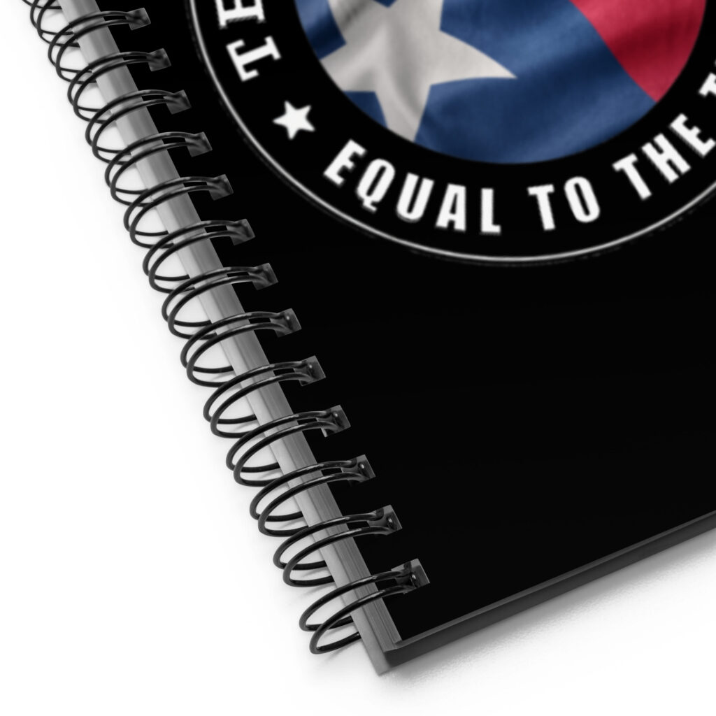 Texas State Guard ‘Equal To The Task’ Spiral notebook - Image 2