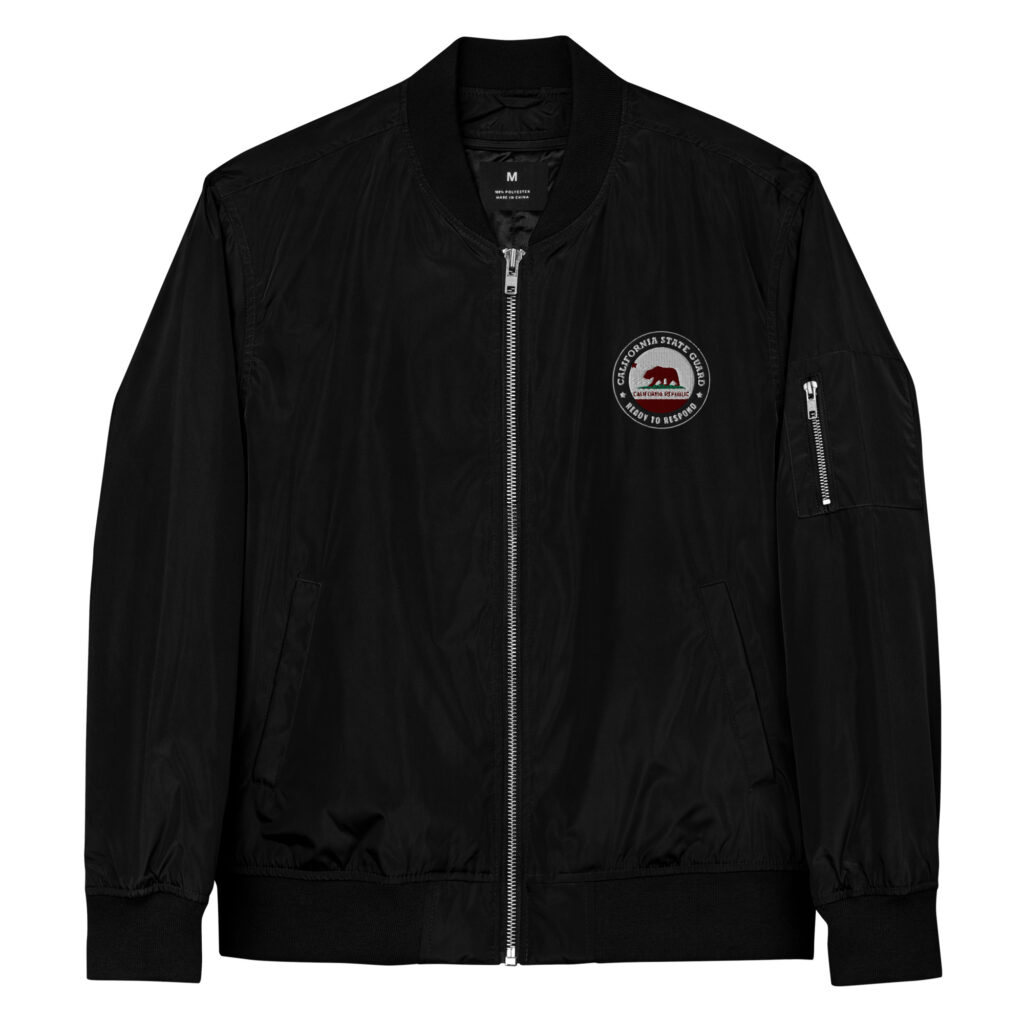 California State Guard 'Ready To Respond' Bomber Jacket - Image 2