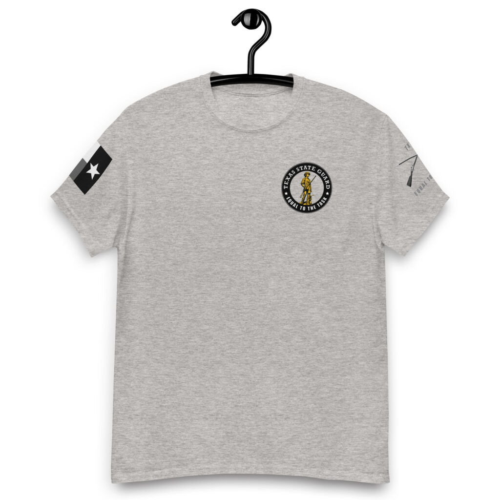 Texas State Guard Cross Muskets T-Shirt - Image 3
