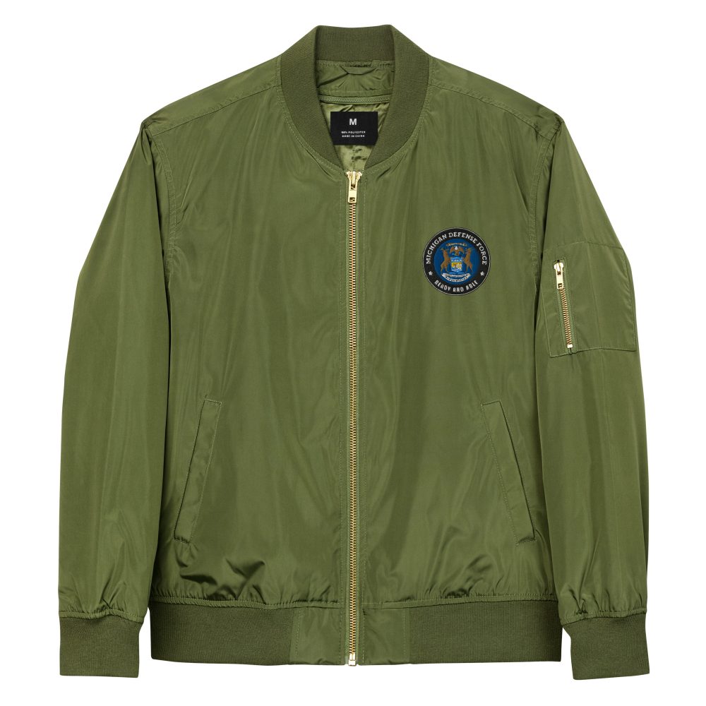 Michigan Defense Force 'Ready and Able' Bomber Jacket - Image 3