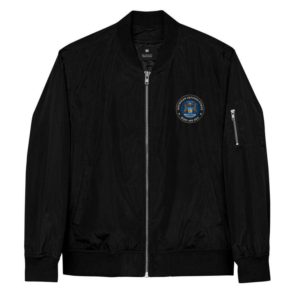Michigan Defense Force 'Ready and Able' Bomber Jacket