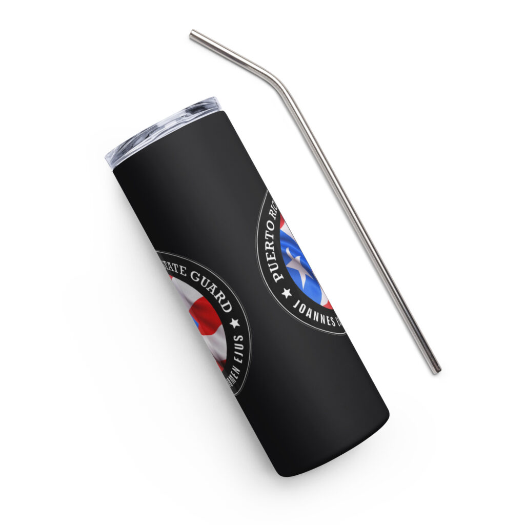 Puerto Rico State Guard Stainless steel tumbler - Image 4