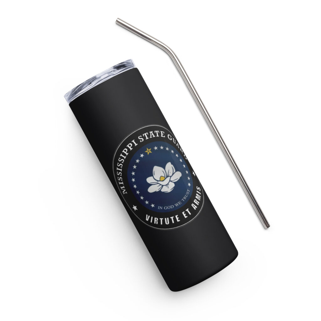 Mississippi State Guard Stainless steel tumbler