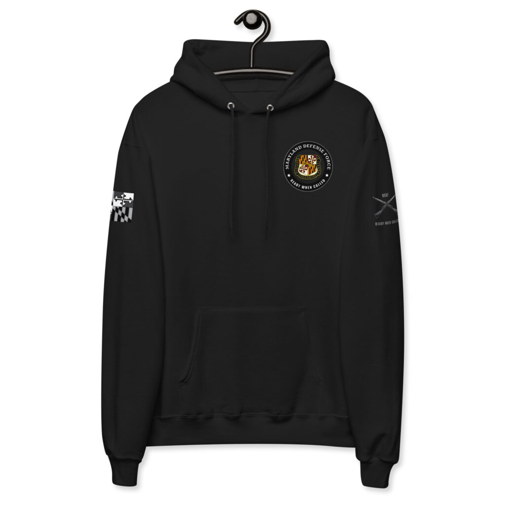 Maryland Defense Force Cross Rifles Hoodie