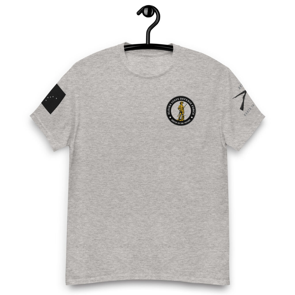 Alaska State Defense Force Cross-Rifles T-Shirt - Image 3