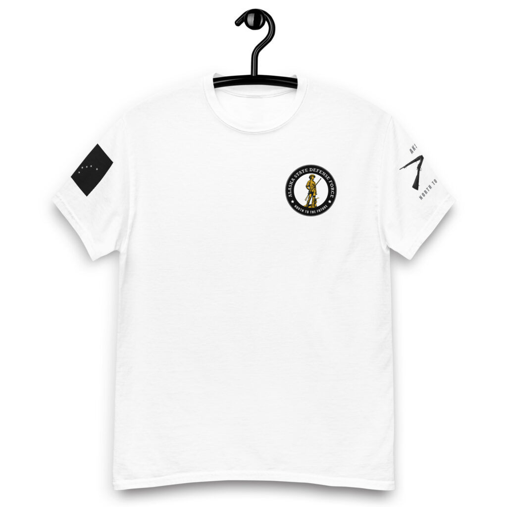 Alaska State Defense Force Cross-Rifles T-Shirt - Image 5
