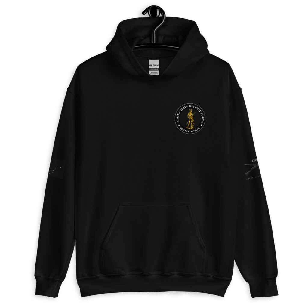 Alaska State Defense Force Cross Rifles Hoodie