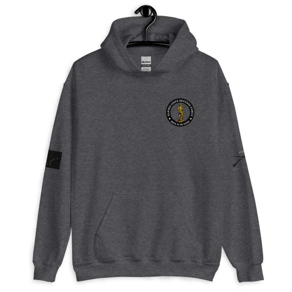 Alaska State Defense Force Cross Rifles Hoodie - Image 2