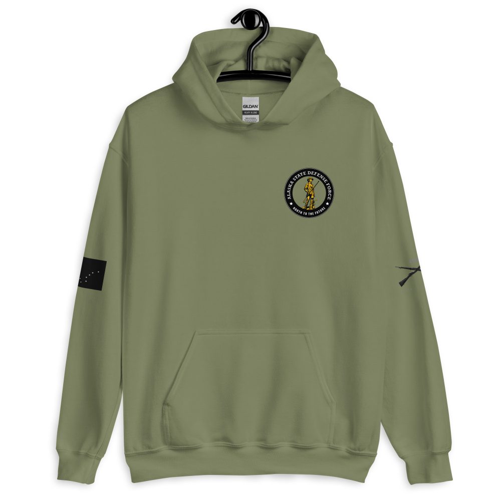 Alaska State Defense Force Cross Rifles Hoodie - Image 3