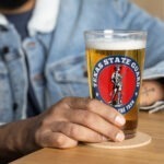 Texas State Guard Bold Minuteman Pint Glass