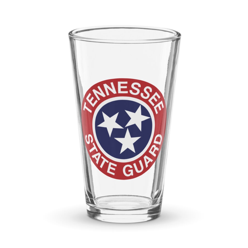 Tennessee State Guard Pint Glass