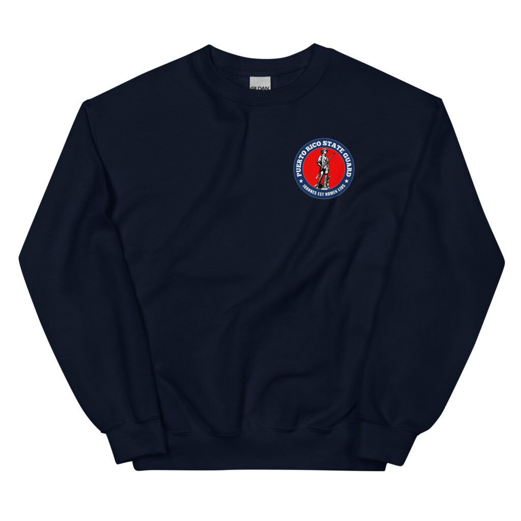 Puerto Rico State Guard Bold Minuteman Sweater - Image 2
