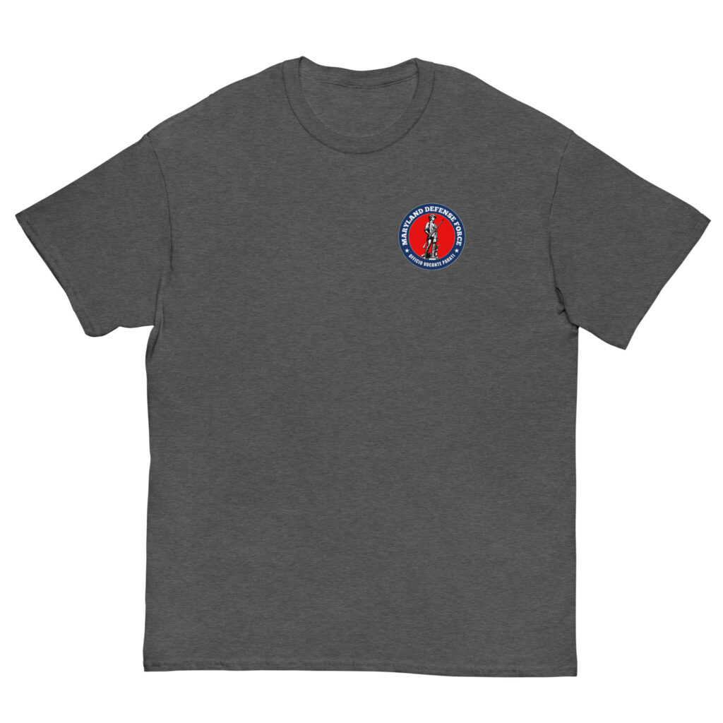 Maryland Defense Force Bold Minuteman T-Shirt - Image 4