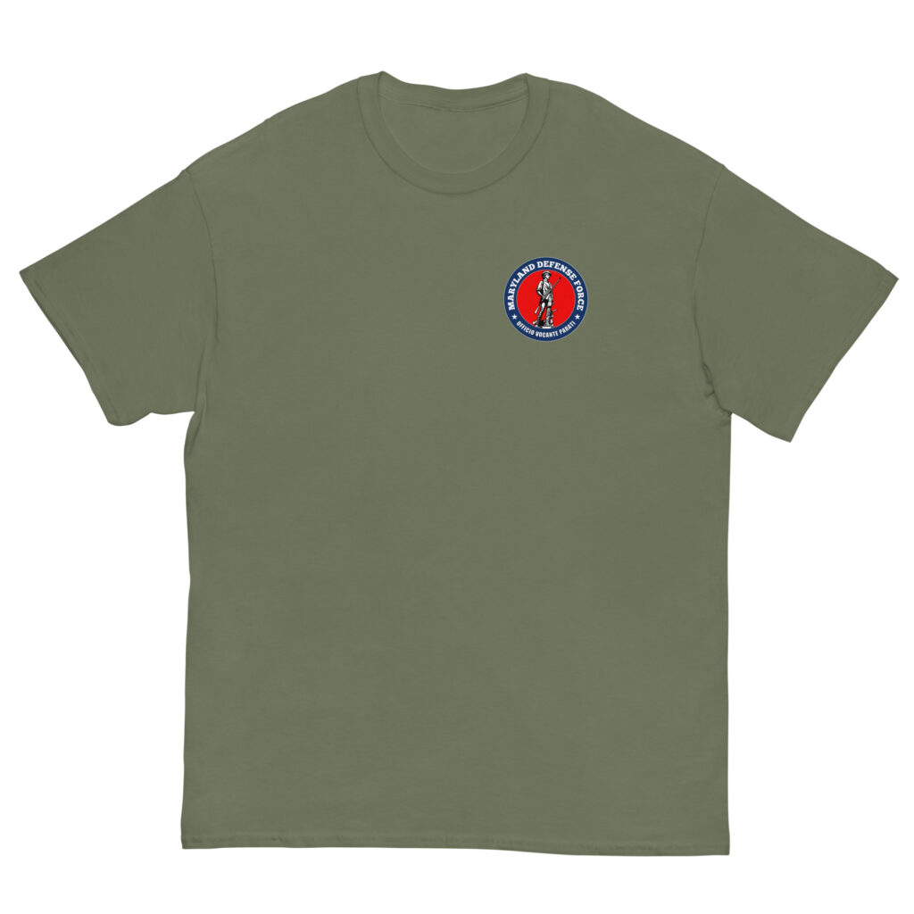 Maryland Defense Force Bold Minuteman T-Shirt - Image 5