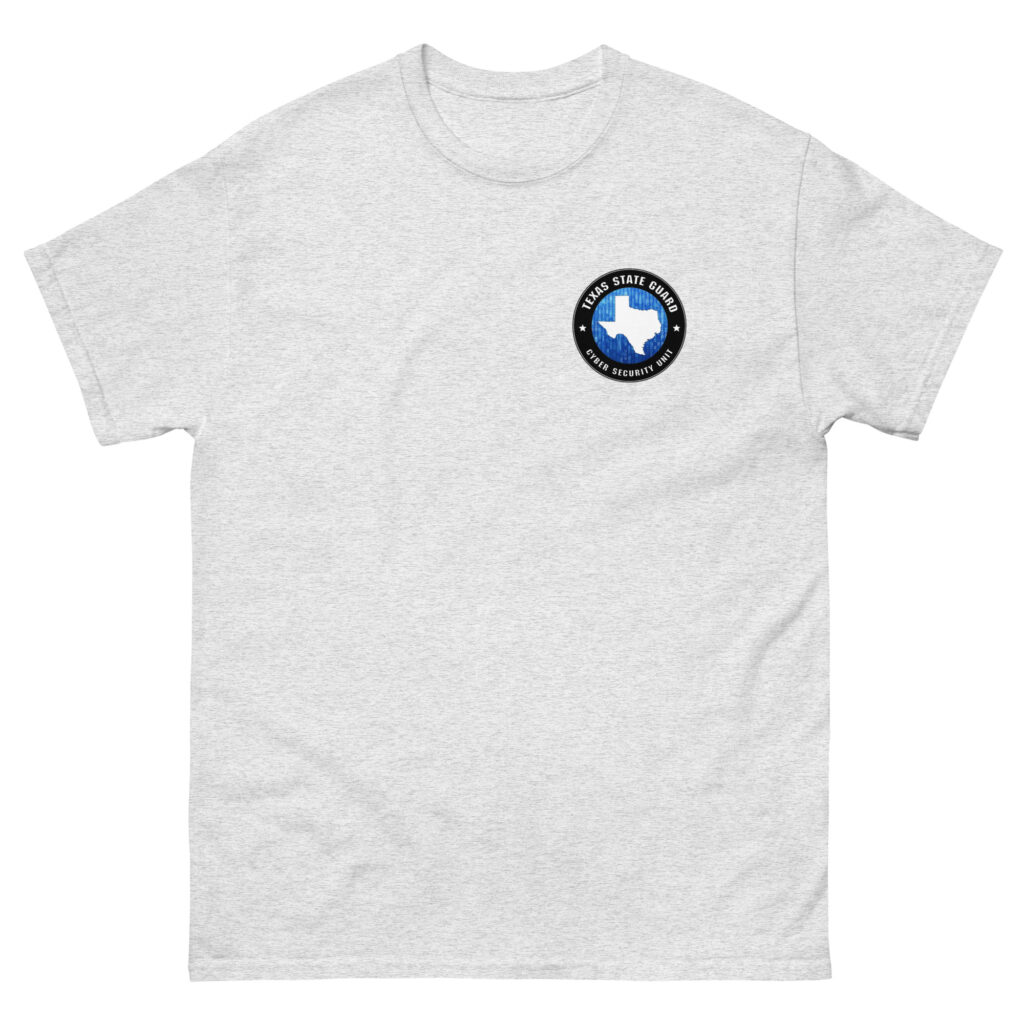 Texas State Guard Cyber Security Unit T-Shirt - Image 9