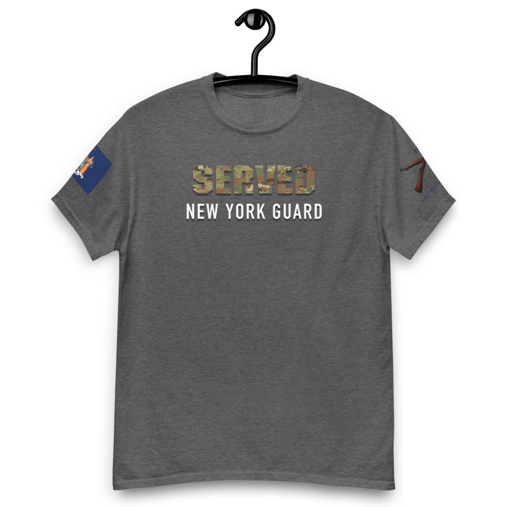 New York Guard SERVED T-Shirt With Cross Rifles - Image 4